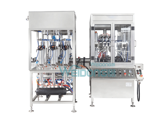 PLC エアロゾル 充填機 2 ユニット 高速生産ライン