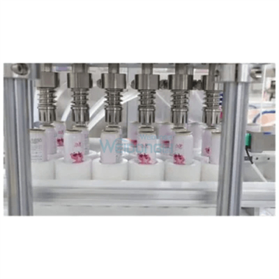高精度化粧液体詰め機 1年保証 70pcs / Min