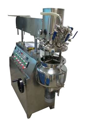 化粧品クリーム 10L 実験室用固定真空ミキサー乳化剤